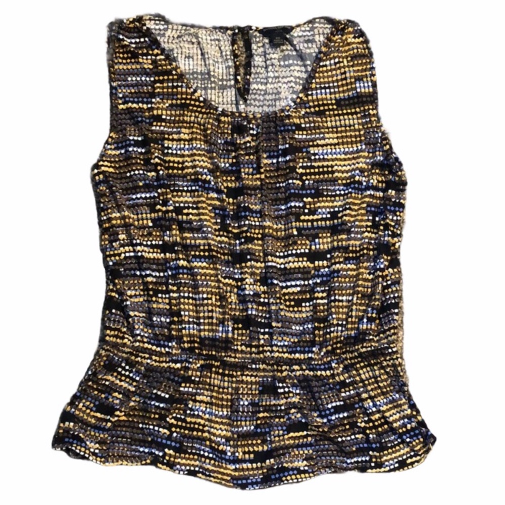 Patterned Banana Republic Sleeveless Top